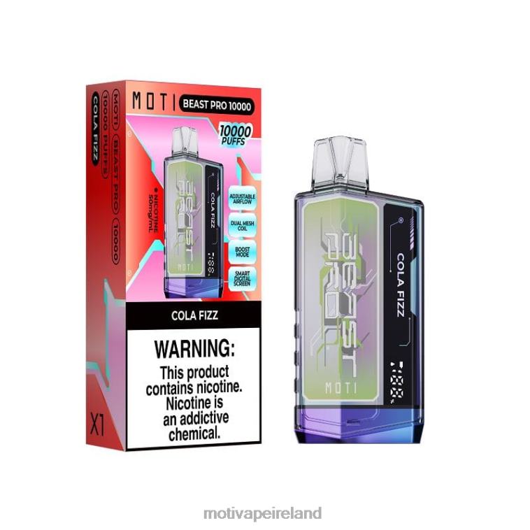 0PR0E42 - Moti vape price Cola Fizz MOTI Beast Pro Disposable Vape (5%, 10000 Puffs)