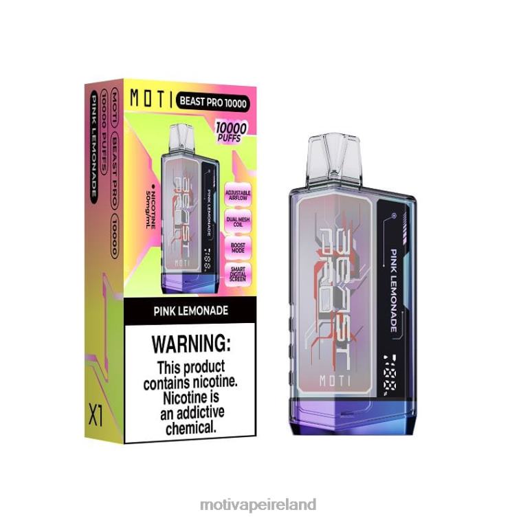 0PR0E43 - Moti vape pods Ireland Double Lemon MOTI Beast Pro Disposable Vape (5%, 10000 Puffs)