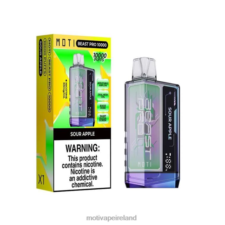 0PR0E43 - Moti vape pods Ireland Double Lemon MOTI Beast Pro Disposable Vape (5%, 10000 Puffs)