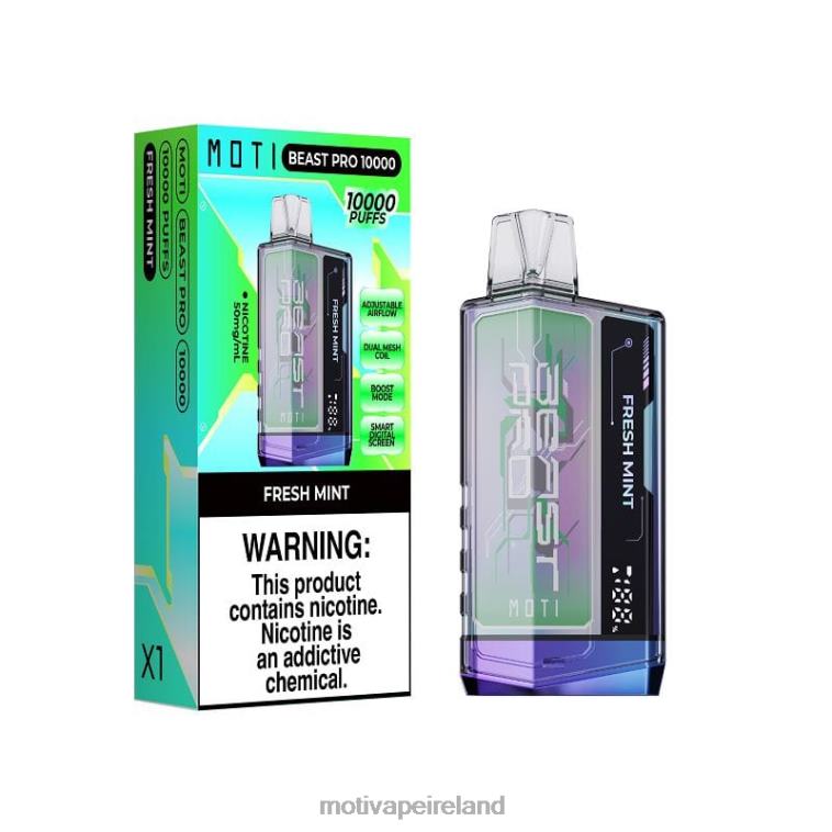0PR0E44 - Moti vape review Fresh Mint MOTI Beast Pro Disposable Vape (5%, 10000 Puffs)