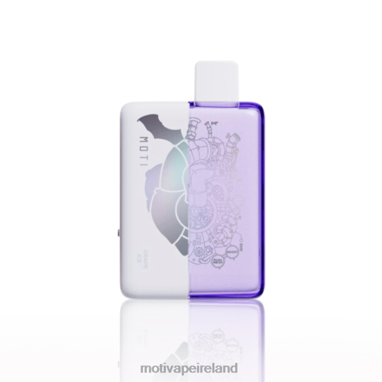 0PR0E67 - Moti vape Dublin Grape Ice MOTI Duo 9000 Disposable Vape (5%, 9000 Puffs)