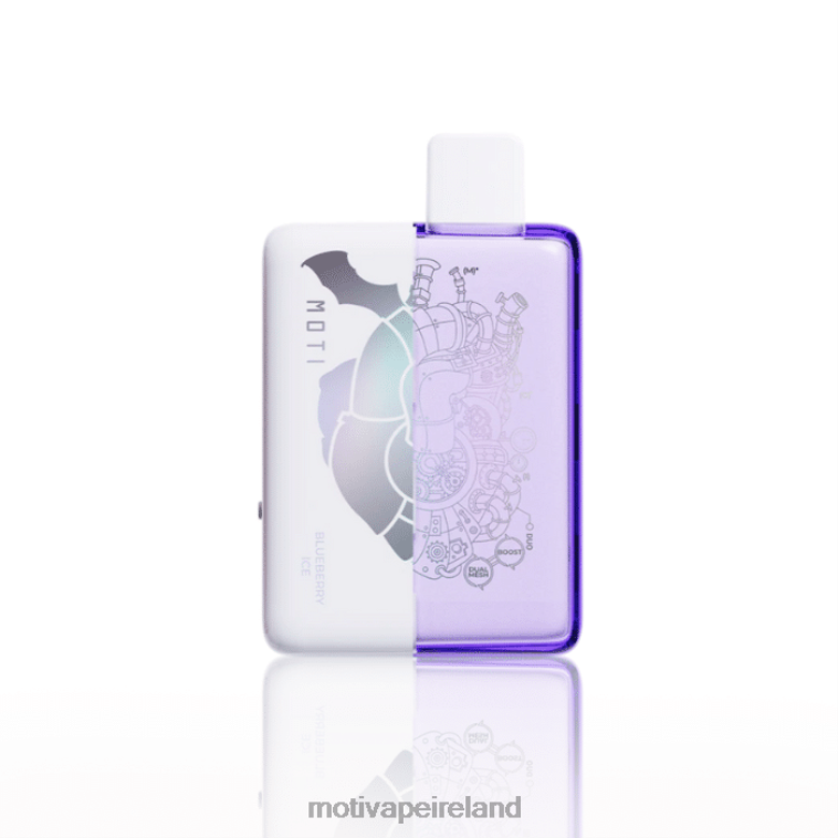 0PR0E68 - Moti vape kit Ireland Blueberry Ice MOTI Duo 9000 Disposable Vape (5%, 9000 Puffs)