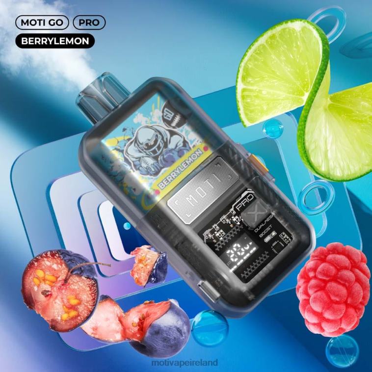 0PR0E21 - Moti vape Ireland Strawberry Diesel MOTI Go Pro Disposable Vape (5%, 12000 Puffs)