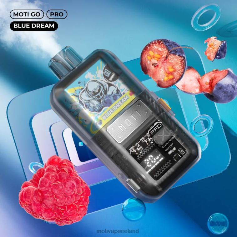 0PR0E21 - Moti vape Ireland Strawberry Diesel MOTI Go Pro Disposable Vape (5%, 12000 Puffs)