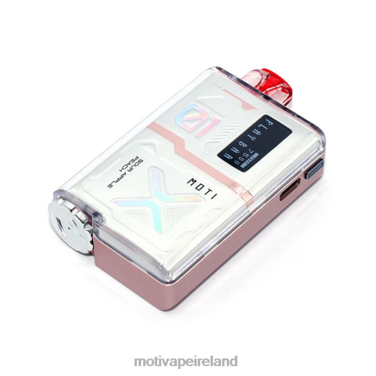 0PR0E56 - Moti vape 4000 Ireland Sour Apple Peach MOTI Play Bar 7500 Disposable Vape (5%, 7500 Puffs)