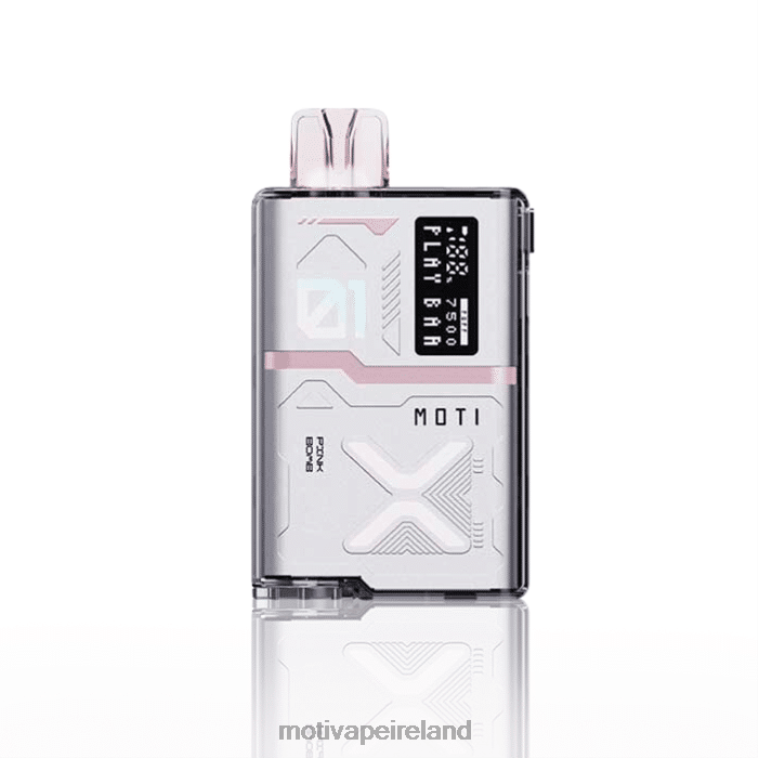 0PR0E58 - Moti vape kit Ireland Pink Bomb MOTI Play Bar 7500 Disposable Vape (5%, 7500 Puffs)