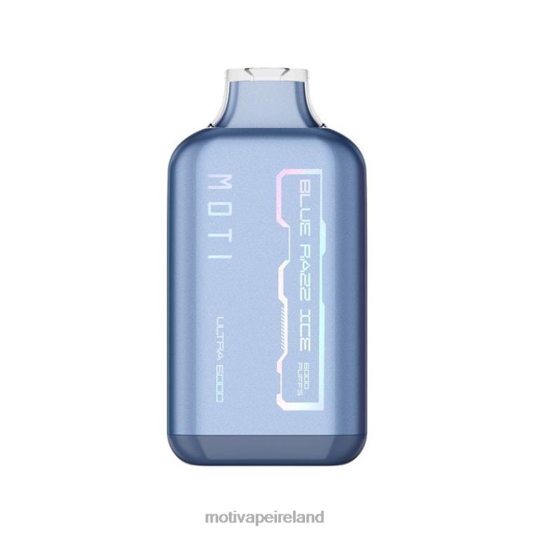 0PR0E27 - Moti vape Dublin Blue Razz Ice MOTI Ultra Disposable Vape (5%, 6000 Puffs)