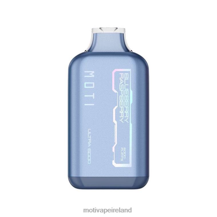 0PR0E27 - Moti vape Dublin Blue Razz Ice MOTI Ultra Disposable Vape (5%, 6000 Puffs)