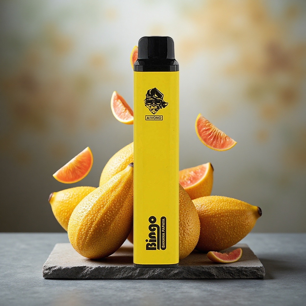 Aivono Aim Bingo 4000 Puffs 10mL Banana Papaya Rechargeable
