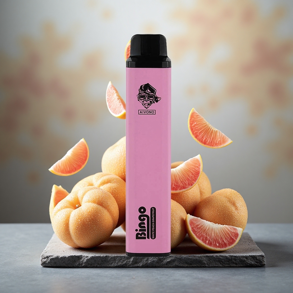 Aivono Aim Bingo 4000 Puffs 10mL Disposable Vape White Peach Grapefruit