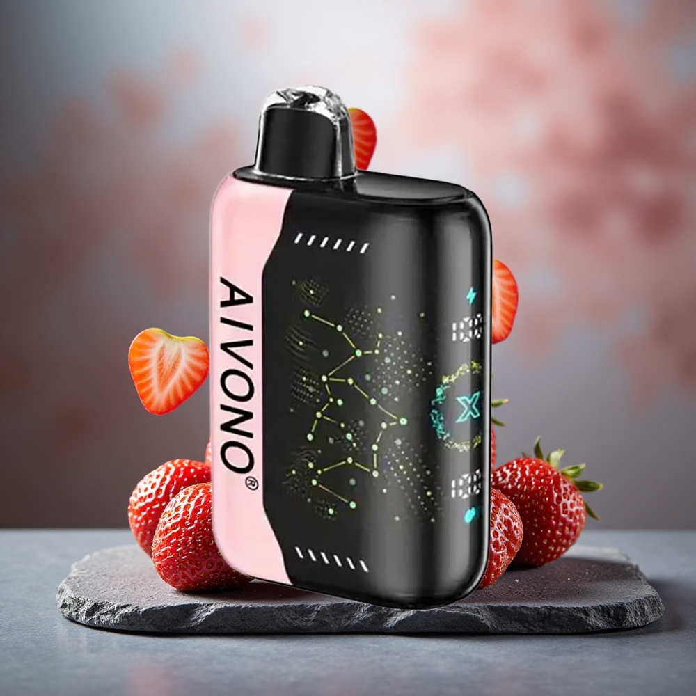 Aivono Aim Boom 25000 Puffs 28ml Disposable Vape Strawberry B Pop