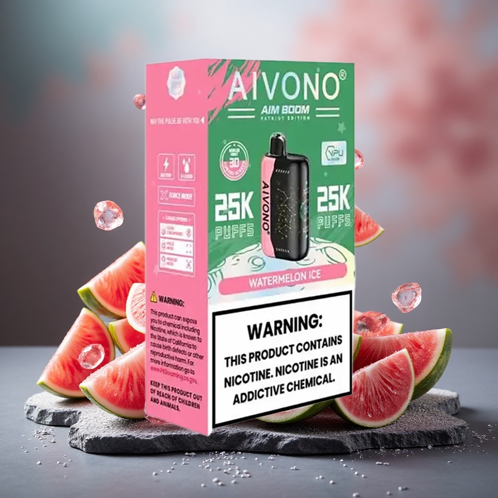 Aivono Aim Boom 25000 Puffs 28ml Watermelon Ice Disposable Vape