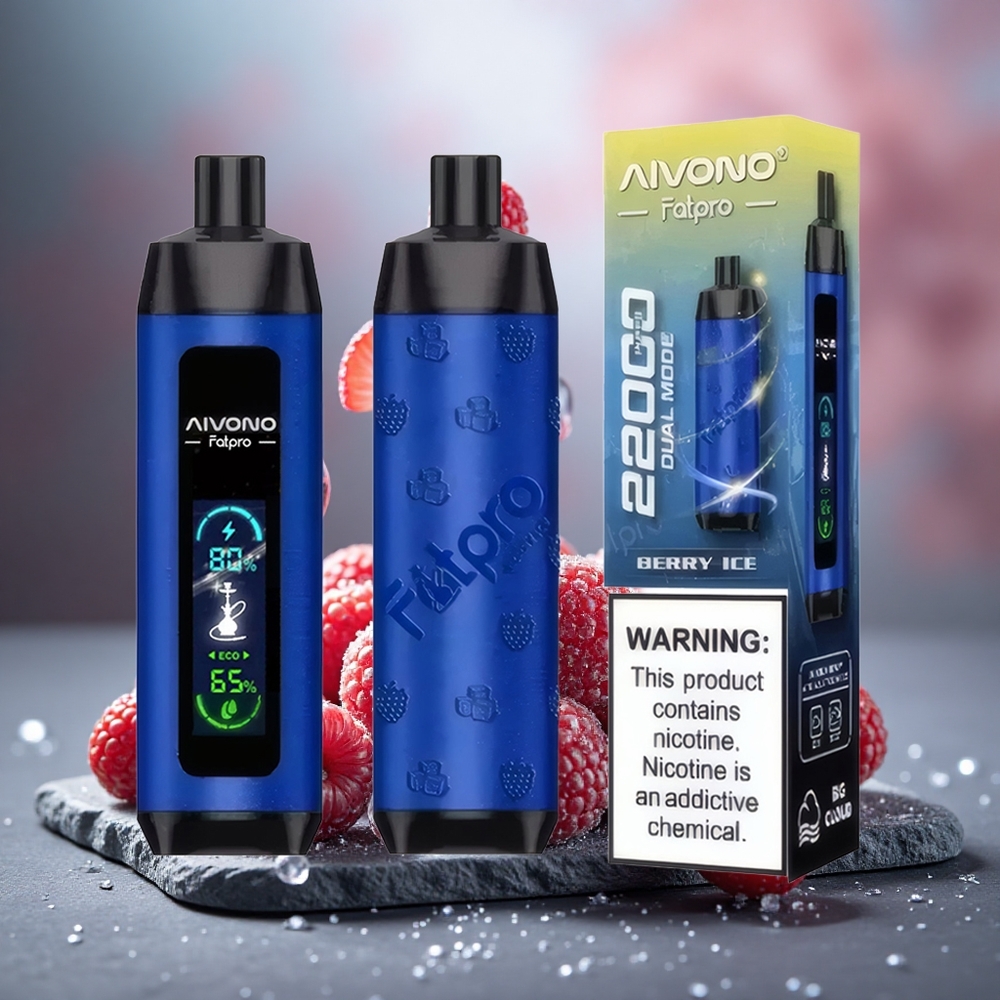 Aivono Aim Fatpro 22000 Puffs Rechargeable Berry Ice Disposable Vape