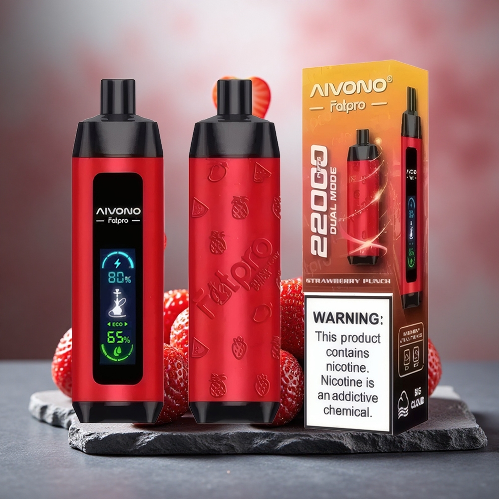 Aivono Aim Fatpro 22000 Puffs Rechargeable Strawberry Punch