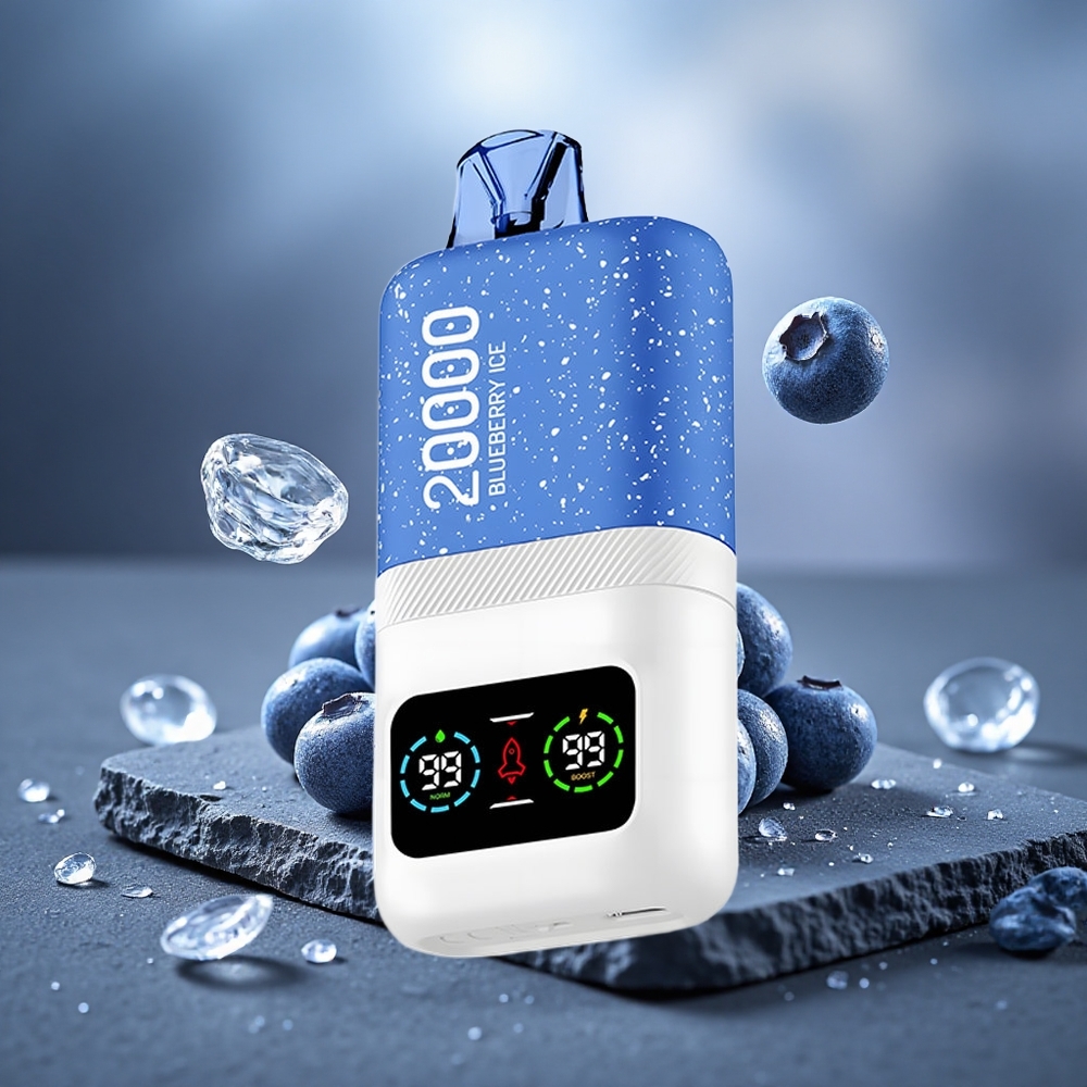 Aivono Aim Magic 20000 Puffs Disposable Vape Blueberry Ice Dual Mesh LCD