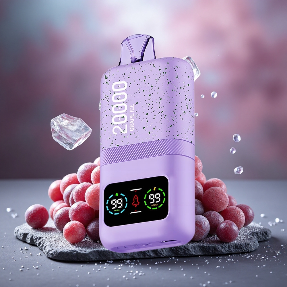 Aivono Aim Magic 20000 Puffs Disposable Vape Grape Ice Dual Mesh