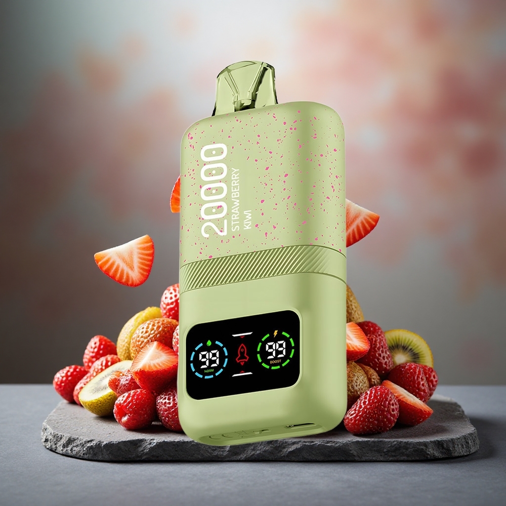 Aivono Aim Magic 20000 Puffs Disposable Vape Strawberry Kiwi Dual Mesh LCD