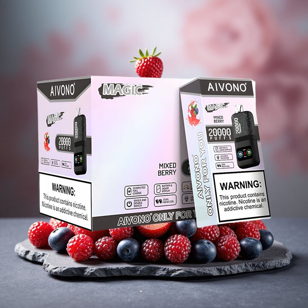 Aivono Aim Magic 20000 Puffs Dual Mesh Mixed Berry Rechargeable