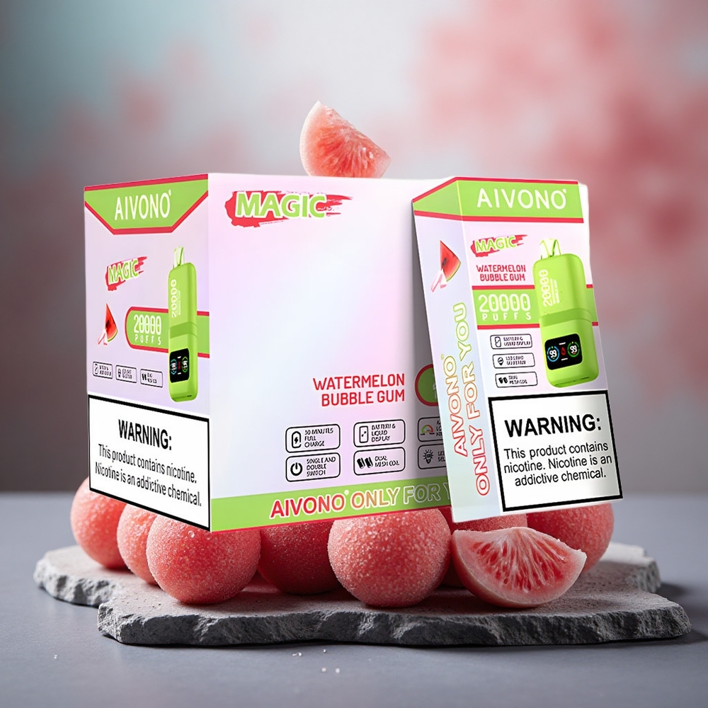 Aivono Aim Magic 20000 Puffs Dual Mesh Watermelon Bubble Gum