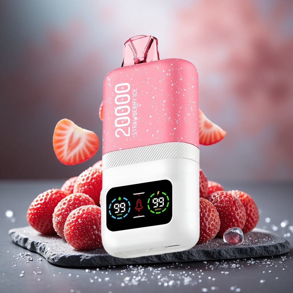 Aivono Aim Magic 20000 Puffs Strawberry Ice Dual Mesh Rechargeable