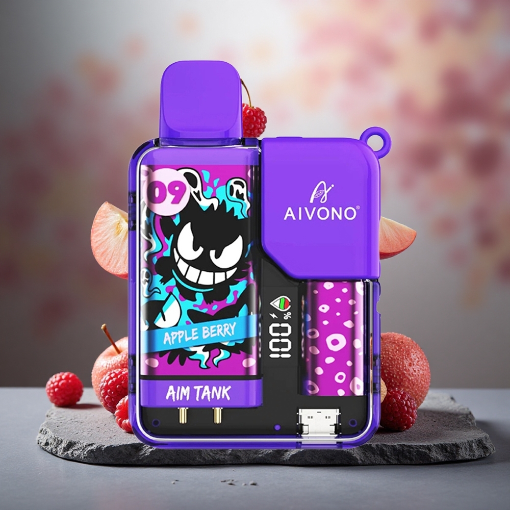 Aivono Aim Tank 9500 Puffs 18ml Apple Berry Disposable Vape
