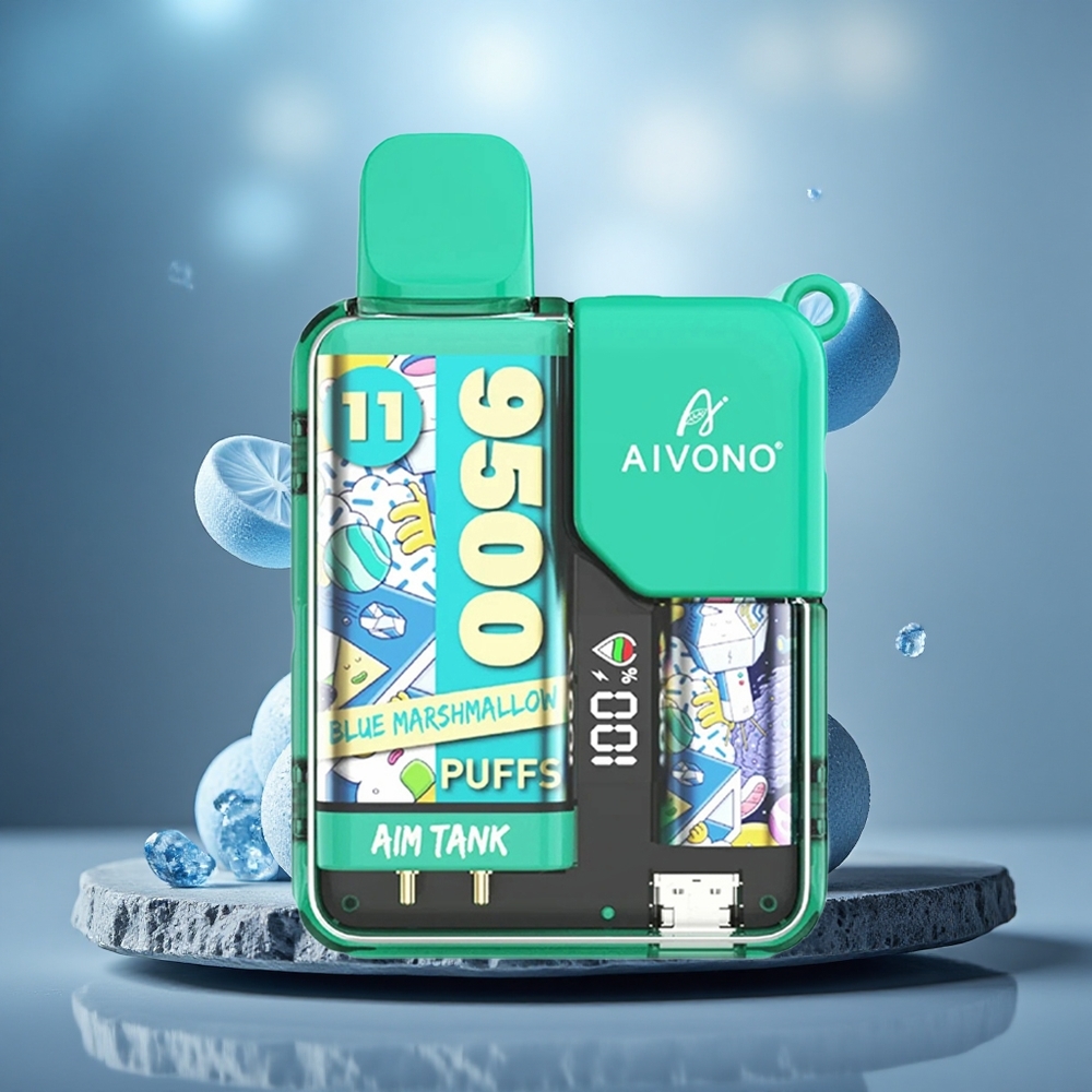 Aivono Aim Tank 9500 Puffs 18ml Blue Marshmallow Disposable Vape