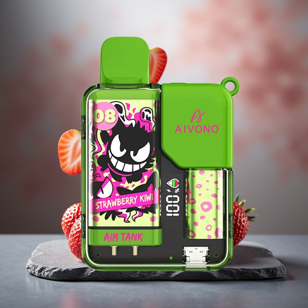 Aivono Aim Tank 9500 Puffs 18ml Disposable Vape Strawberry Kiwi