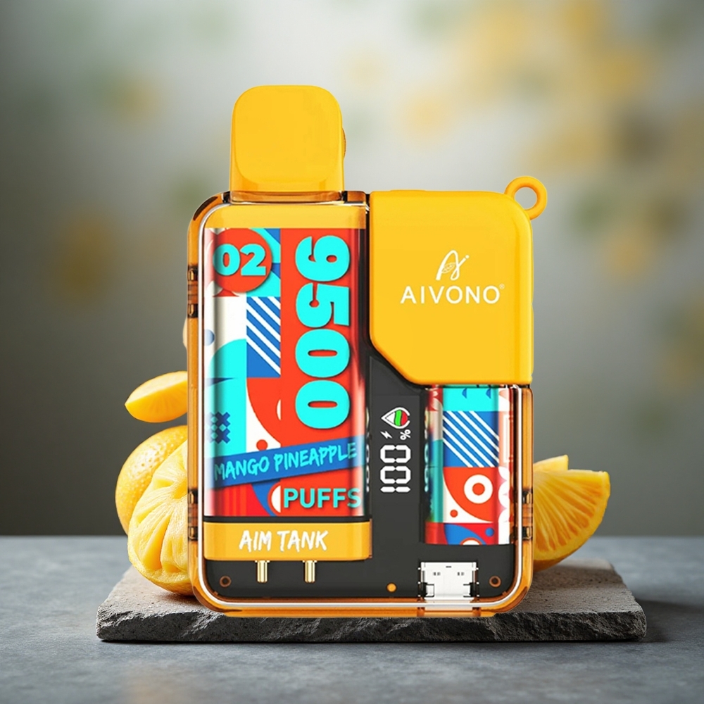 Aivono Aim Tank 9500 Puffs 18ml Mango Pineapple Disposable Vape