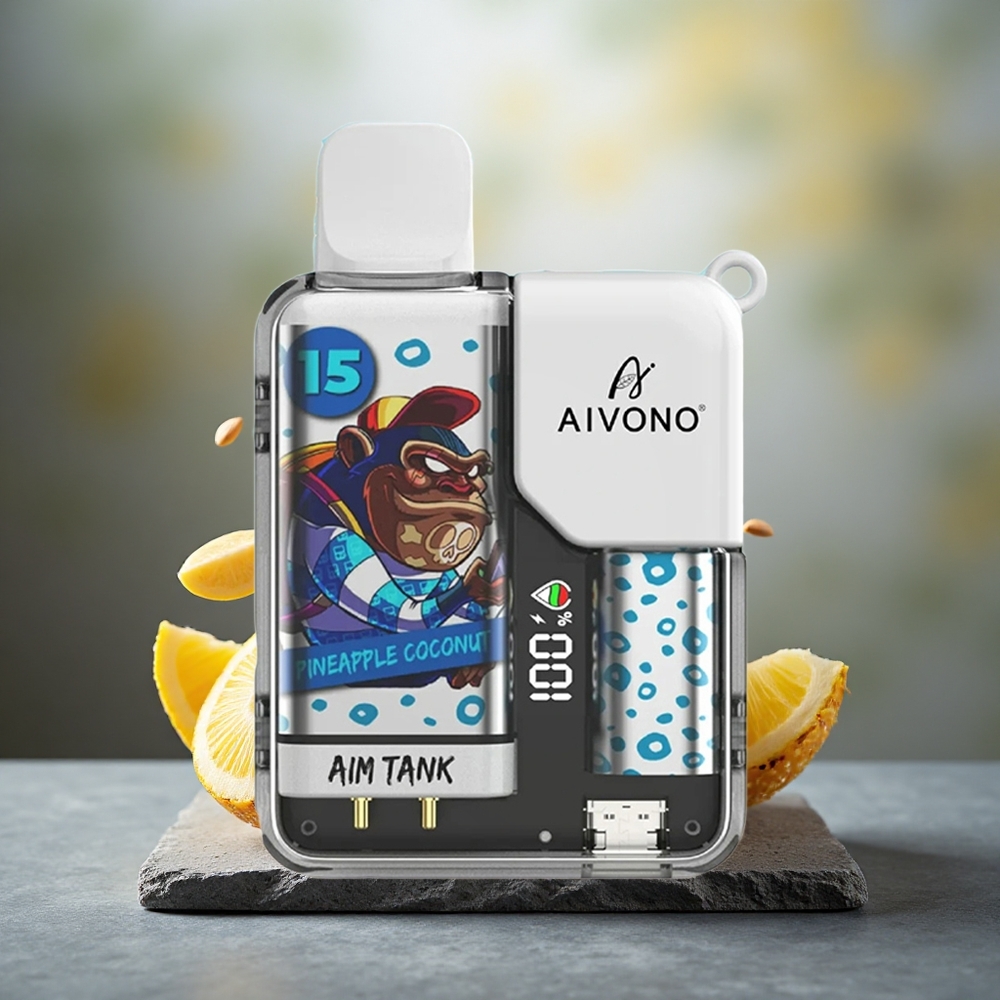 Aivono Aim Tank 9500 Puffs 18ml Pineapple Coconut