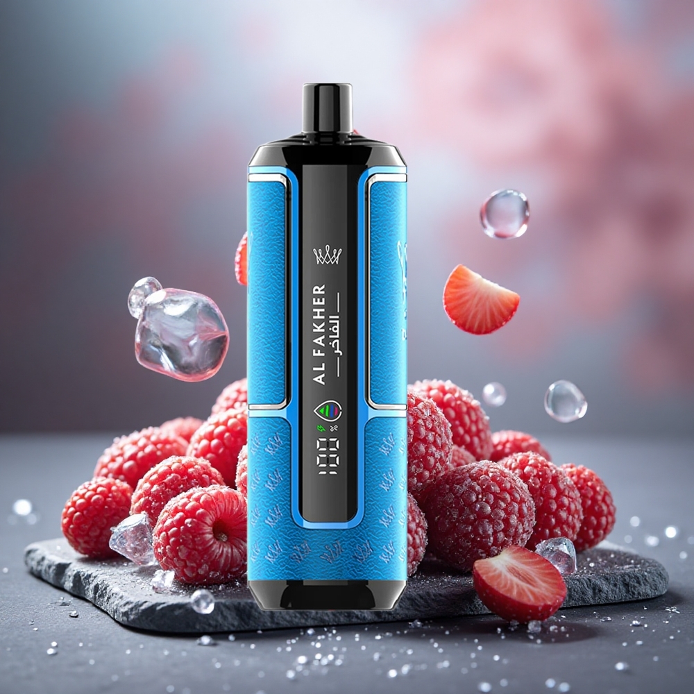 Al Fakher Crown Bar 15K Hypermax 22ml DTL Disposable Vape Kit Berry Ice
