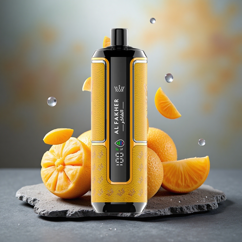 Al Fakher Crown Bar 15K Hypermax 22ml DTL Disposable Vape Kit Mango Ice