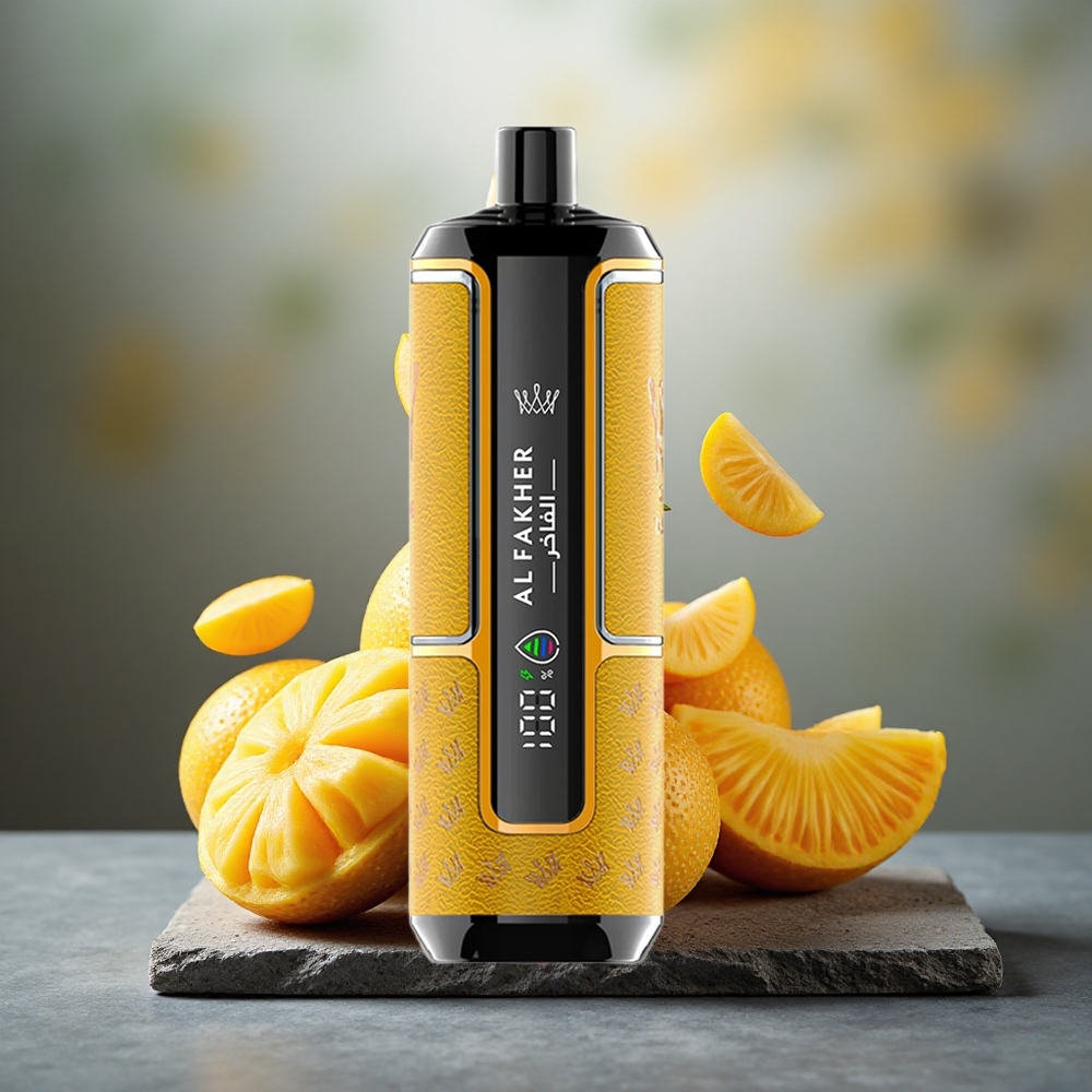 Al Fakher Crown Bar 15K Hypermax 22ml DTL Disposable Vape Kit Mango Pineapple