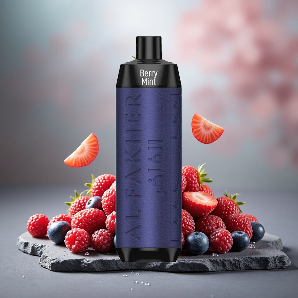 Al Fakher Crown Bar 8000 Crystal 18ml Berry Mint Disposable Vape
