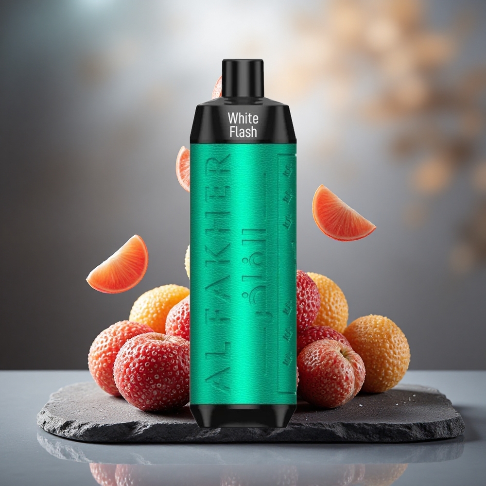 Al Fakher Crown Bar 8000 Crystal USB-C Disposable Vape White Flash