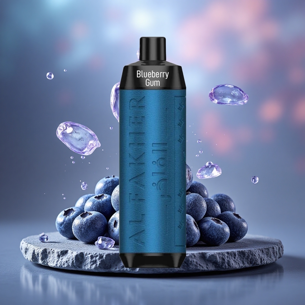 Al Fakher Crown Bar 8000 USB-C Disposable Vape Blueberry Gum