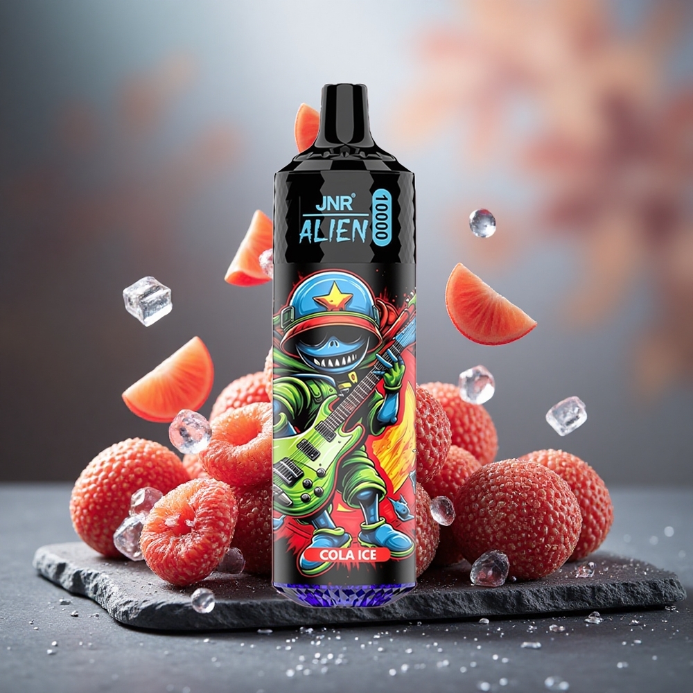 JNR Alien 10000 Puffs Disposable Vape Cola Ice with RGB LED & Type-C Charge