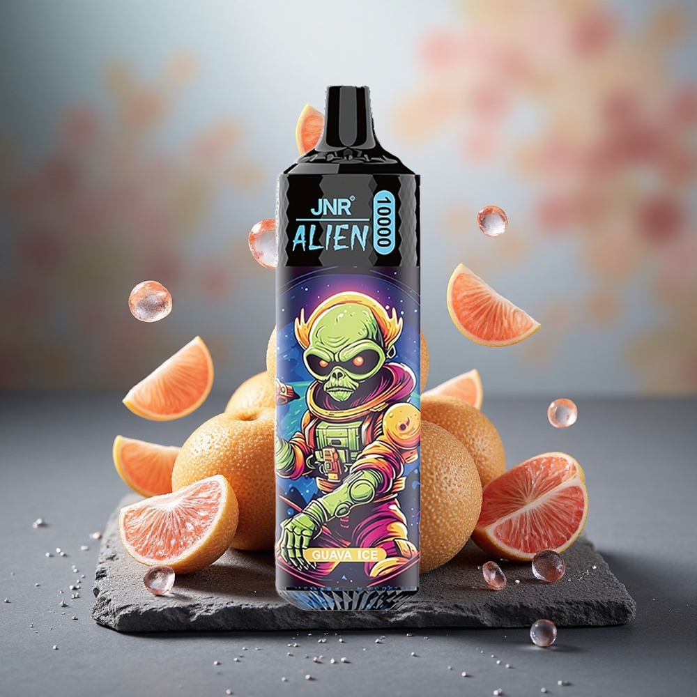 JNR Alien 10000 Puffs Disposable Vape Guava Ice RGB LED