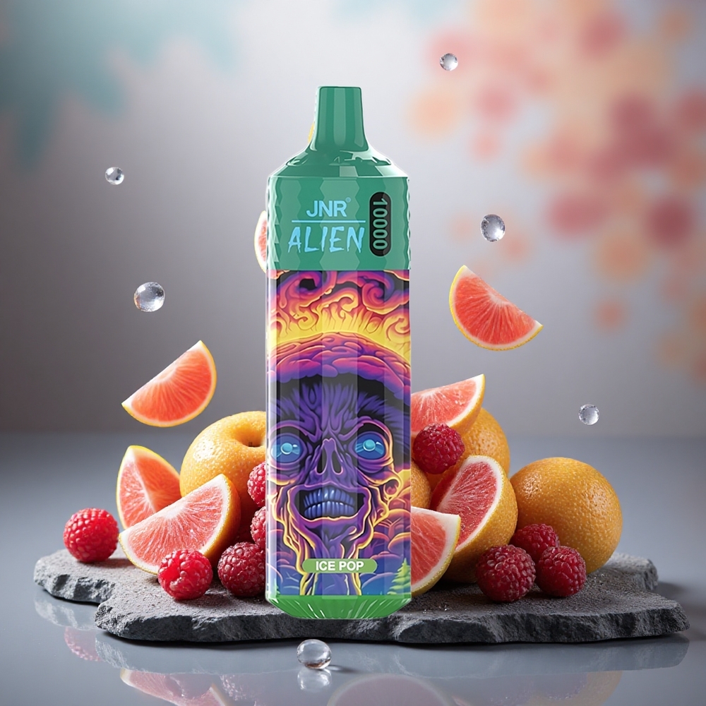 JNR Alien 10000 Puffs Disposable Vape Ice Pop with RGB LED & Type-C Charge
