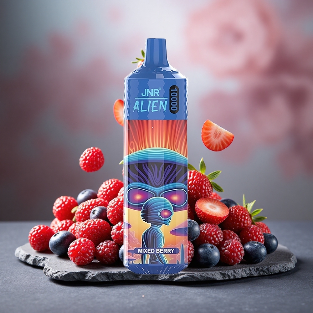 JNR Alien 10000 Puffs Disposable Vape Mixed Berry with RGB LED & Type-C Quick Charge
