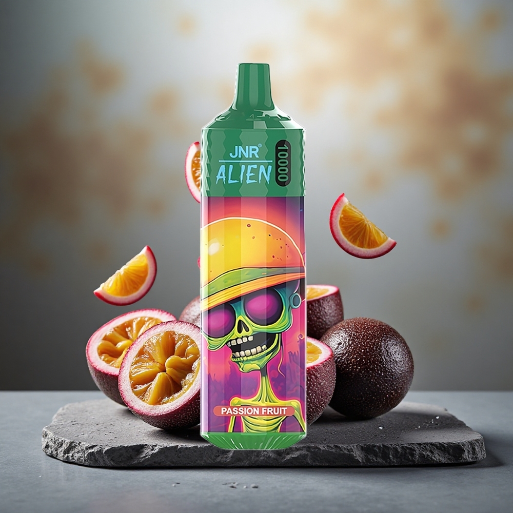 JNR Alien 10000 Puffs Disposable Vape Passion Fruit LED RGB