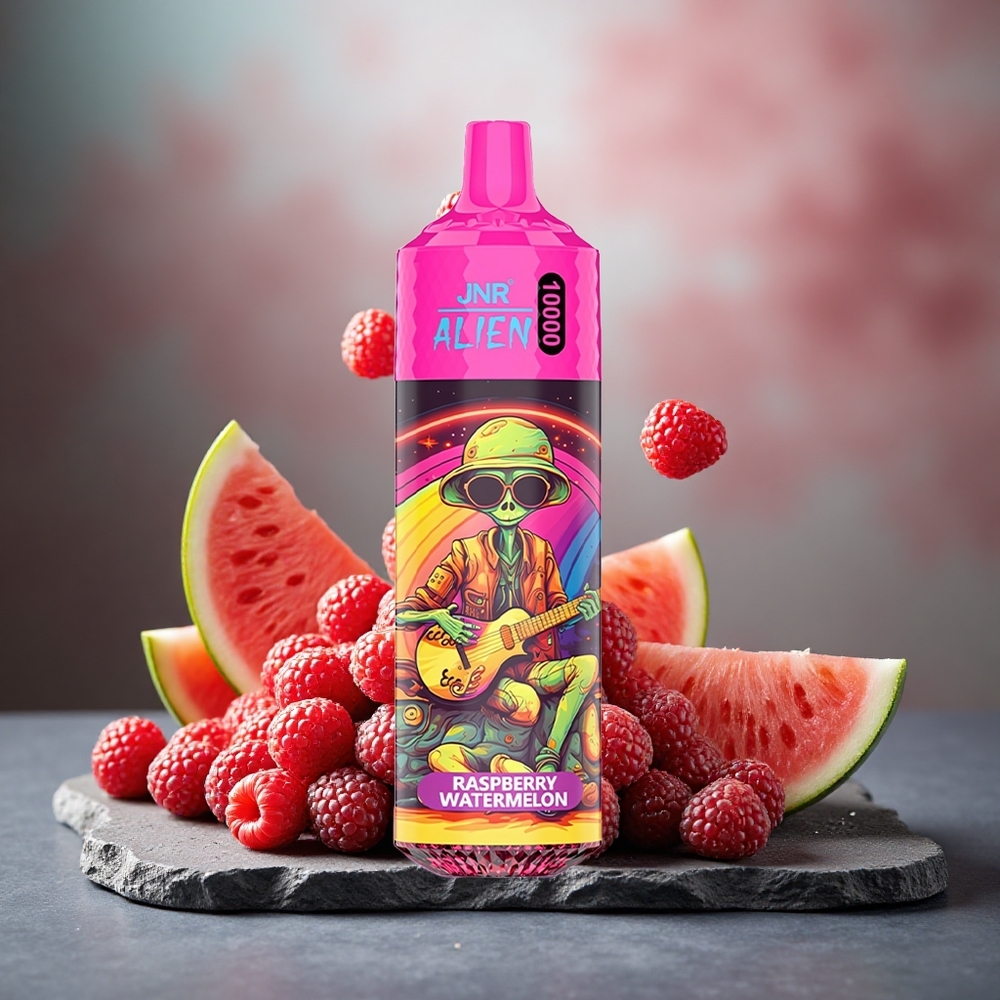 JNR Alien 10000 Puffs Disposable Vape Raspberry Watermelon with LED RGB & Type-C