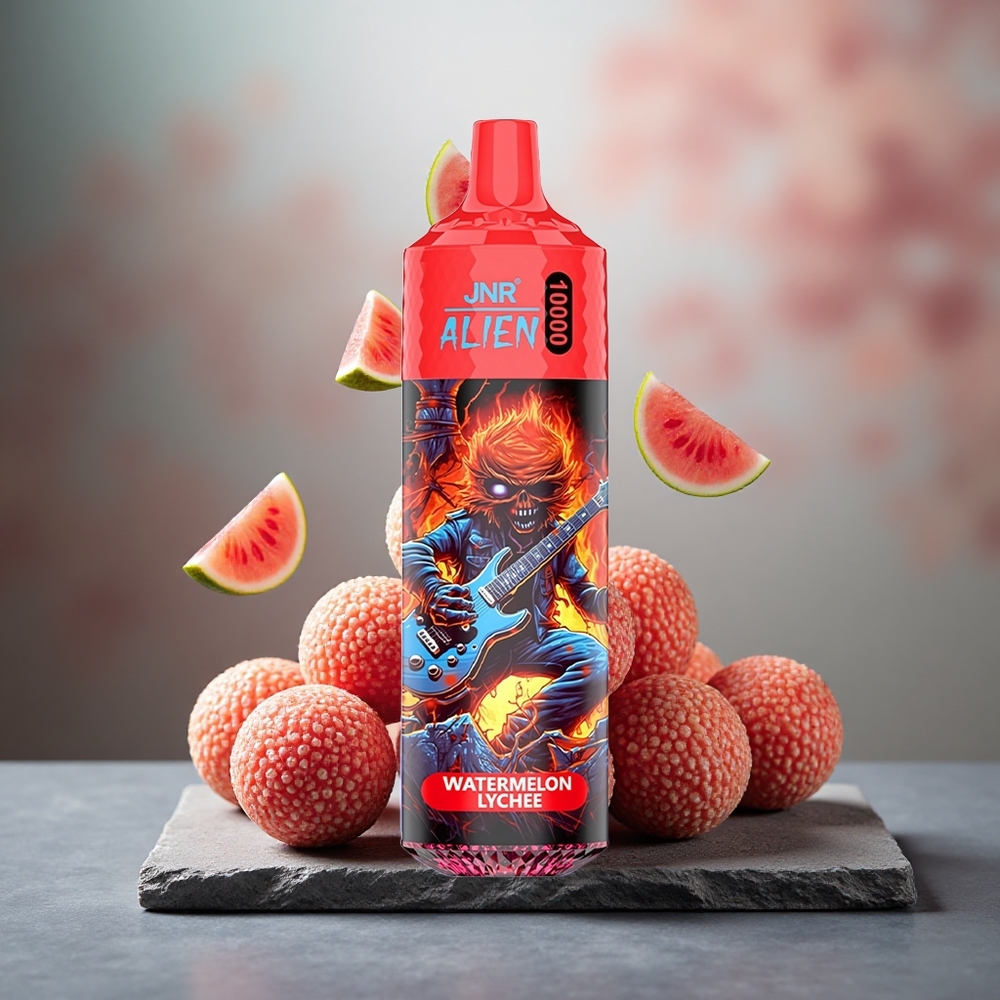 JNR Alien 10000 Puffs Disposable Vape Watermelon Lychee with RGB LED & Type-C