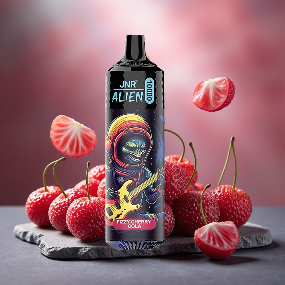 JNR Alien 10000 Puffs Fizzy Cherry Cola 850mAh RGB LED