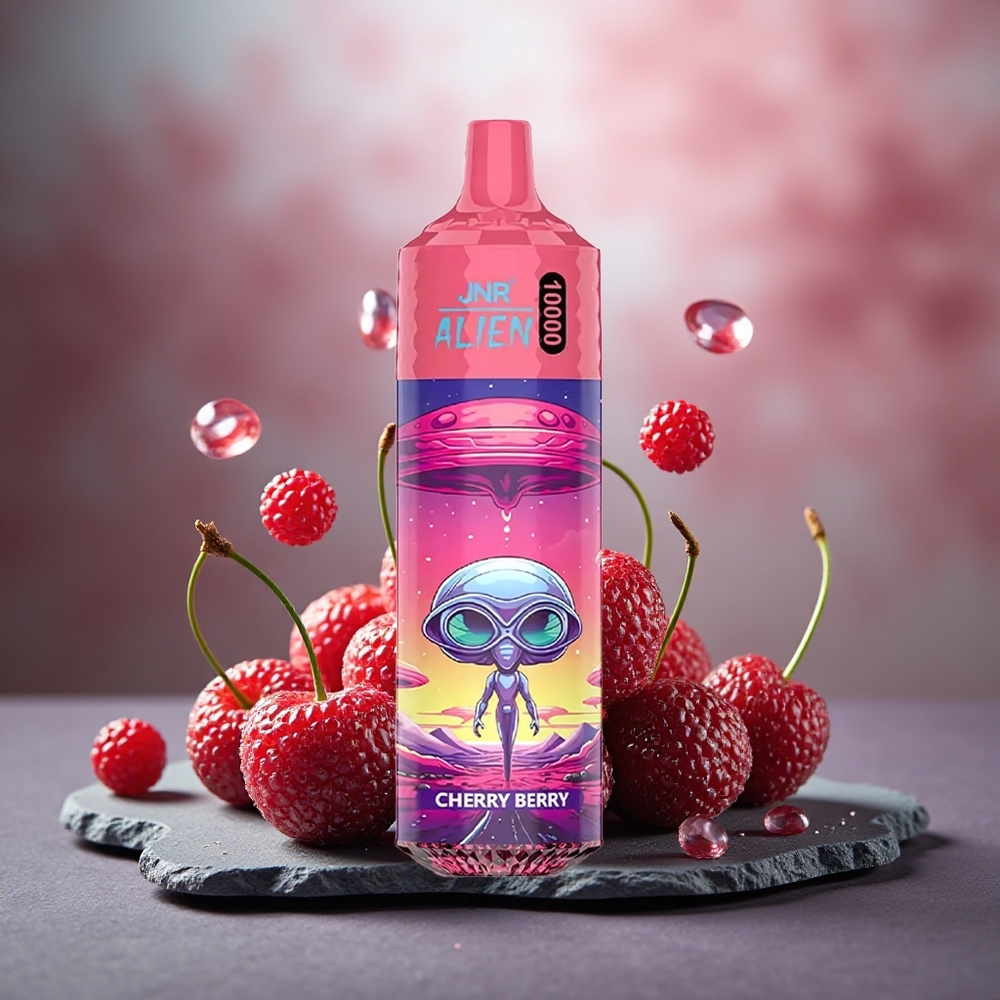 JNR Alien 10000 Puffs RGB Cherry Berry Disposable Vape
