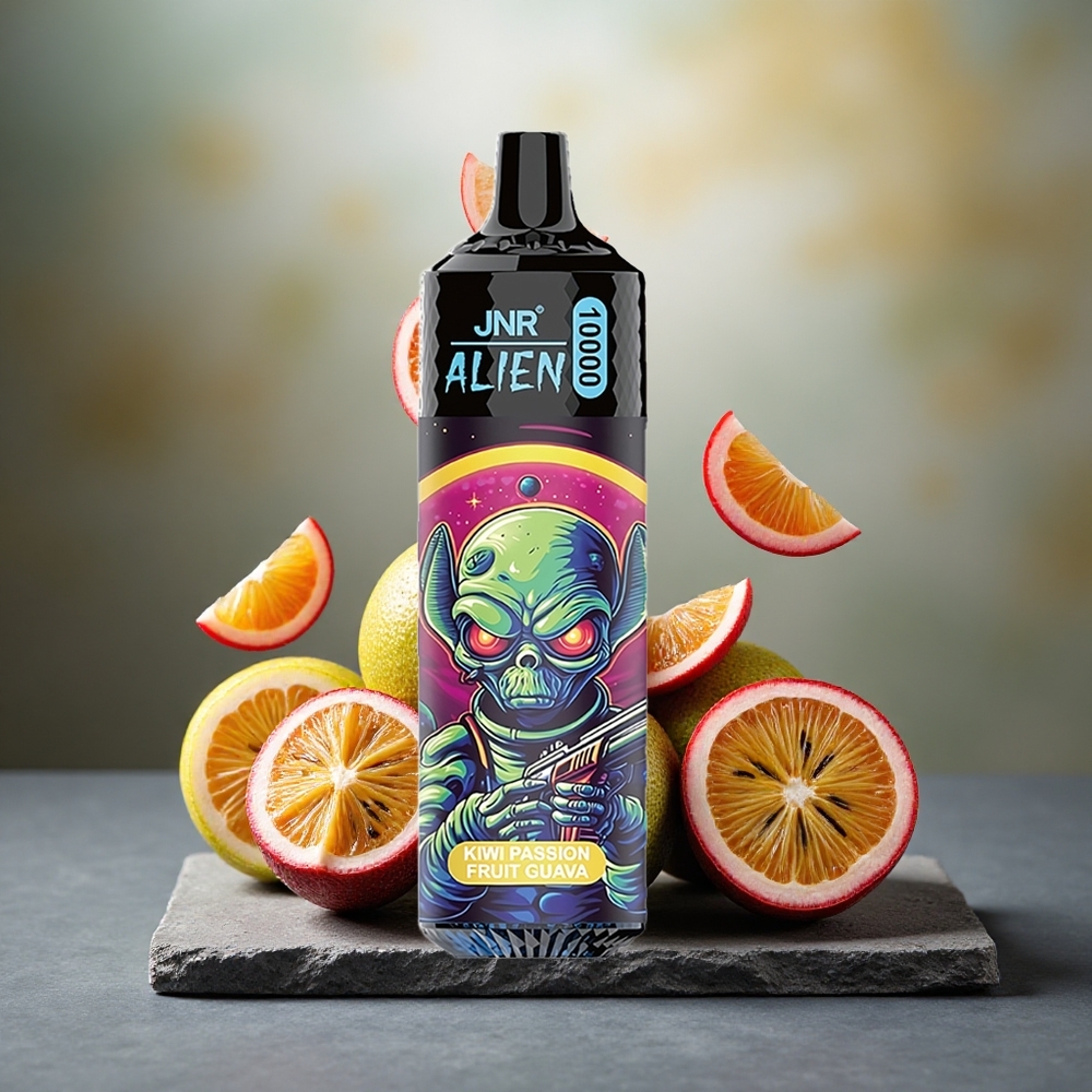JNR Alien 10000 Puffs RGB Kiwi Passion Fruit Guava
