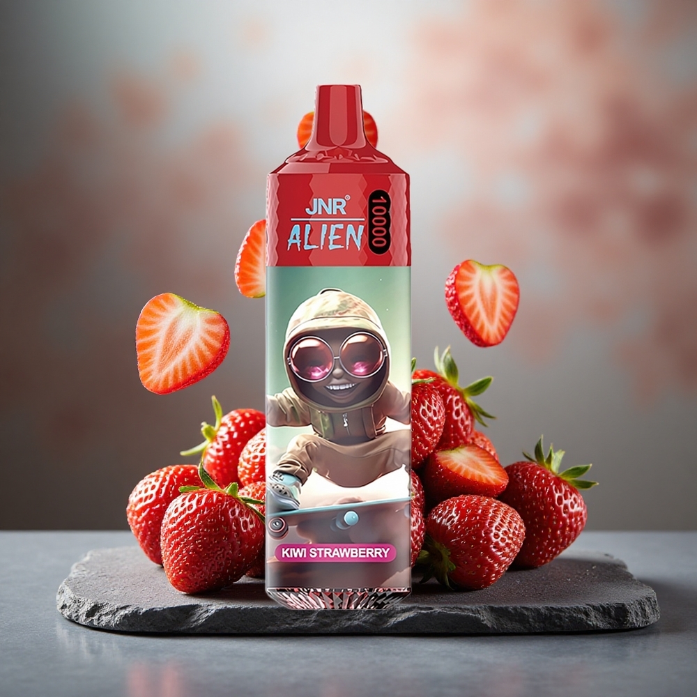 JNR Alien 10000 Puffs RGB LED Disposable Vape Kiwi Strawberry