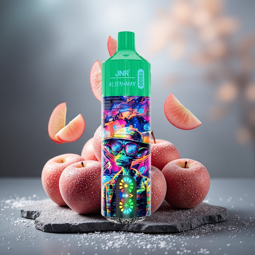 JNR Alien Max 18000 Puffs Disposable Vape Frozen Apple Dual Mesh Coil