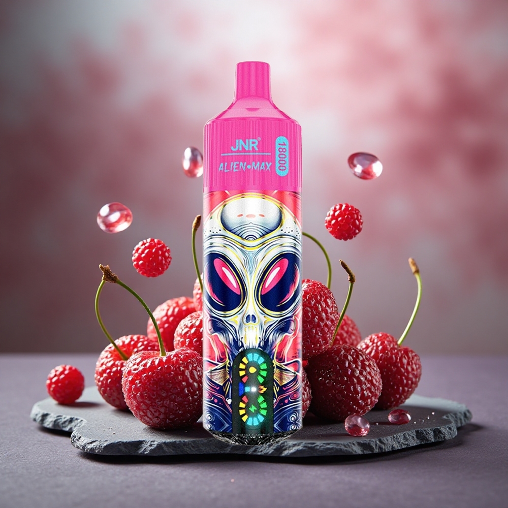 JNR Alien Max 18000 Puffs Dual Mesh Cherry Berry Disposable Vape