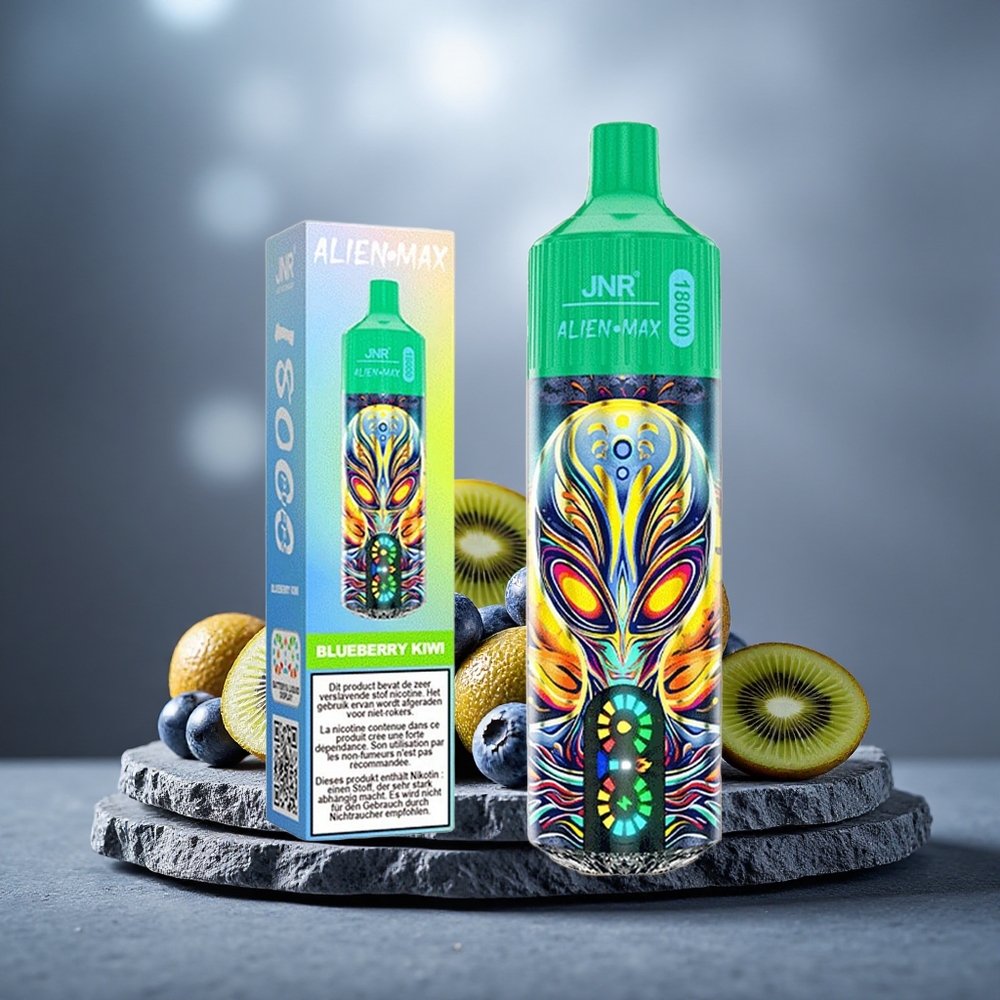 JNR Alien Max 18000 Puffs Dual Mesh Disposable Vape Blueberry Kiwi