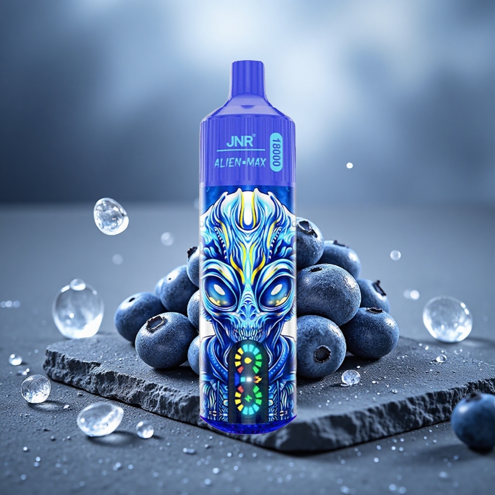 JNR Alien Max 18000 Puffs Dual Mesh Disposable Vape Blueberry On Ice